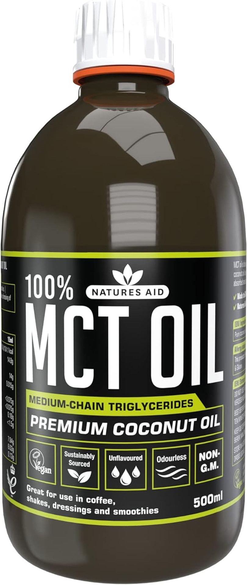Mct Oil 100%, 500 Ml