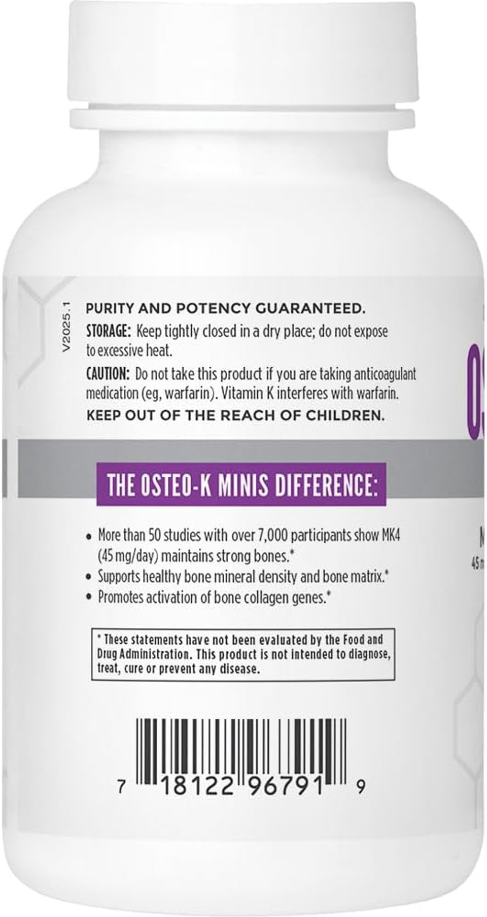 Nbi Osteo-K Bone Support - Mini | Vitamin D & K Complex With Calcium Citrate Supplement | 45Mg Vitamin K2 (Mk4) For Strong Bone Health & Function | 120Ct Veggie Capsules Nbi Osteo-K Bone Support - Mini | Vitamin D & K Complex With Calcium Citrate Supplement | 45Mg Vitamin K2 (Mk4) For Strong Bone Health & Function | 120Ct Veggie Capsules