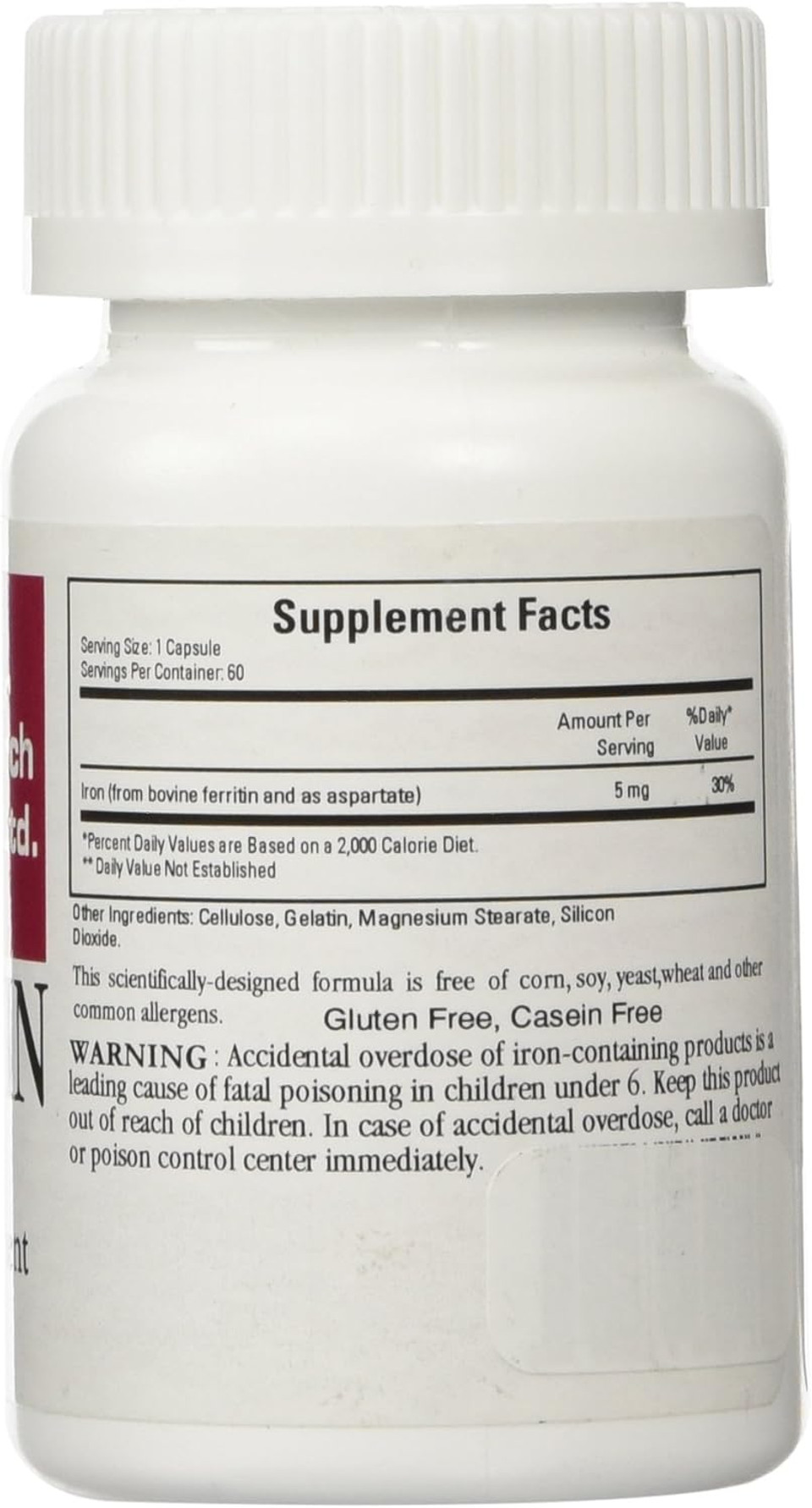 Cardiovascular Research Ferritin Maximum Absorption Iron Supplement 1-Pack, 01-Cream,60 Capsules Cardiovascular Research Ferritin Maximum Absorption Iron Supplement 1-Pack, 01-Cream,60 Capsules