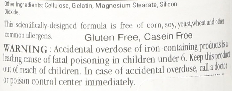 Cardiovascular Research Ferritin Maximum Absorption Iron Supplement 1-Pack, 01-Cream,60 Capsules Cardiovascular Research Ferritin Maximum Absorption Iron Supplement 1-Pack, 01-Cream,60 Capsules