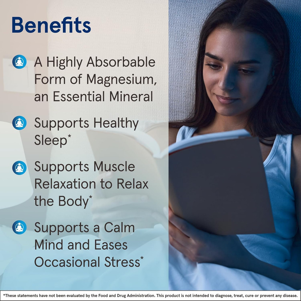 Jarrow Formulas Magnesium Glycinate, Dietary Supplement, Supports Relaxation And Healthy Sleep, 360 Mg Per Serving, 90 Veggie Capsules, Up To A 30 Day Supply