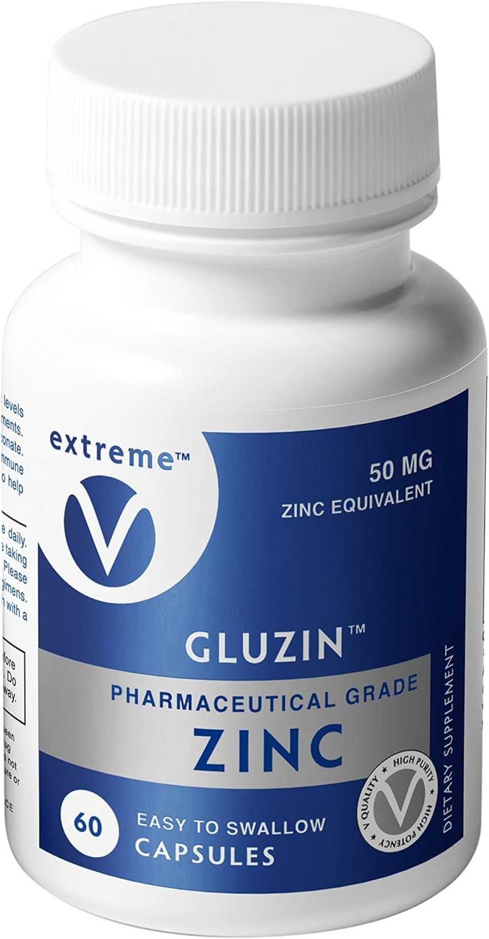 Gluzin 50Mg Pharmaceutical Grade Zinc Vegan Friendly