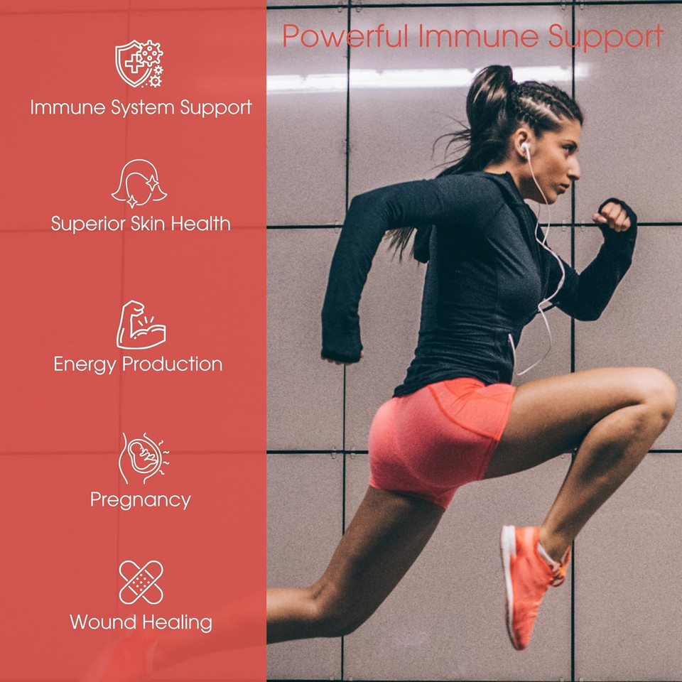 Mega Zinc Supplement, 50Mg, 3-In-1 Zinc Complex, 100 Tablets - Pure Micronutrients