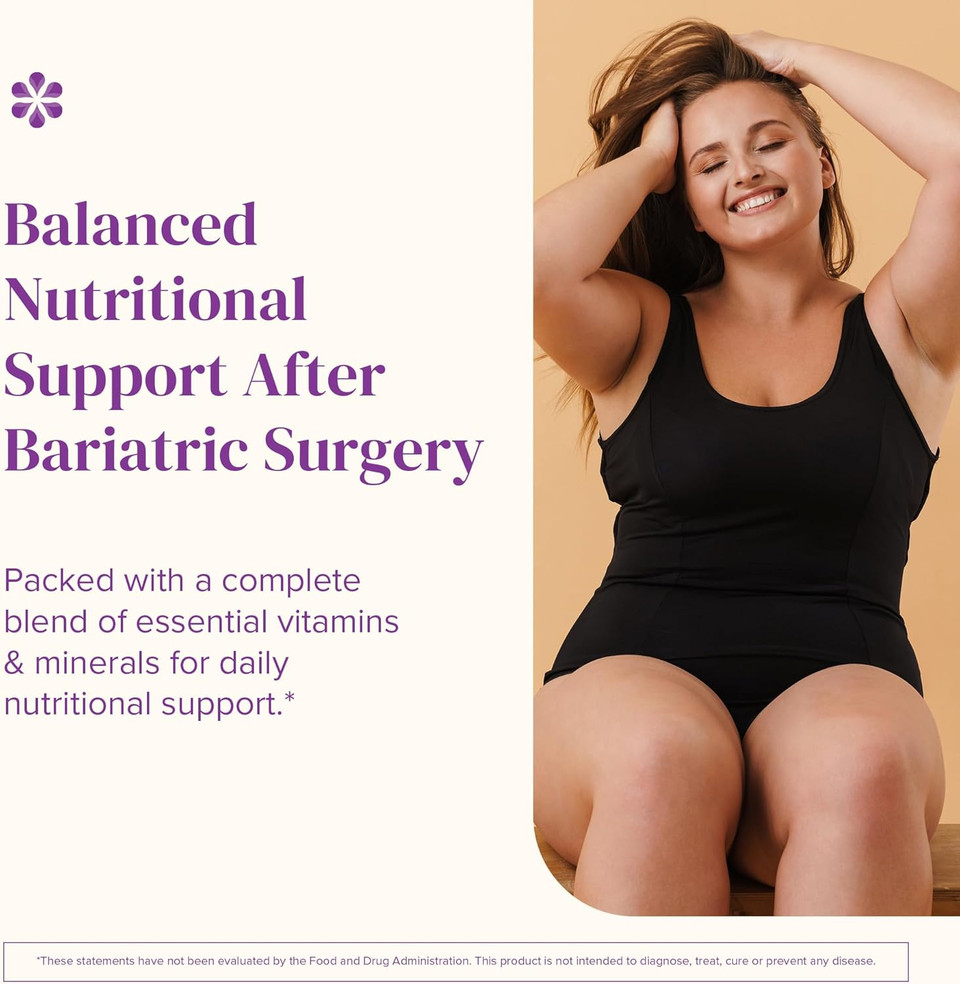 Barimelts Multivitamin - 60 Fast-Dissolving Tablets (1-Month Supply) - Sugar-Free Bariatric Multivitamin For Women, Natural Fruit Flavor?