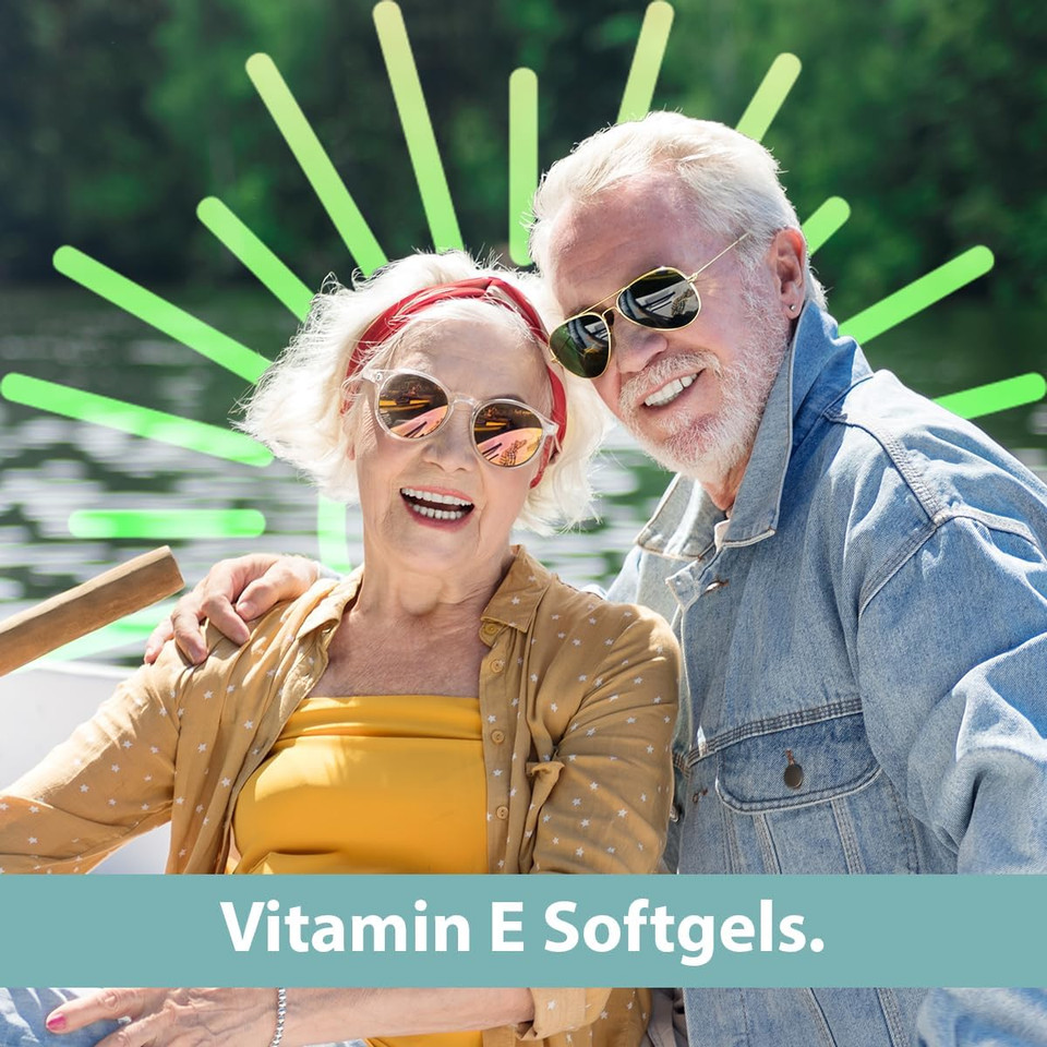 Gericare Vitamin E Supplement, 200 Iu Softgels (100 Per Bottle)