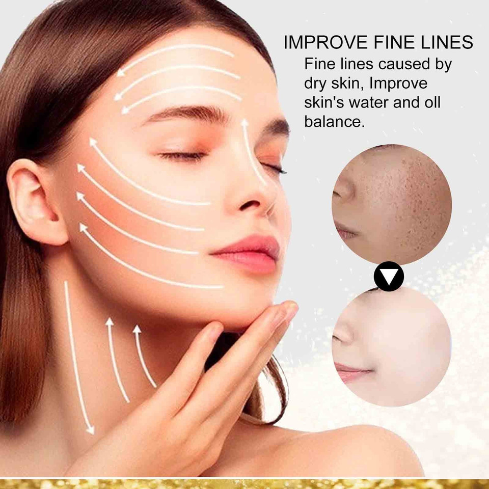 Velocius Enterprise Ginseng Biaoquan Anti-Wrinkle Essence, Gold Polypeptide Formula Face Serum, Hydrating and Firming, 30ml