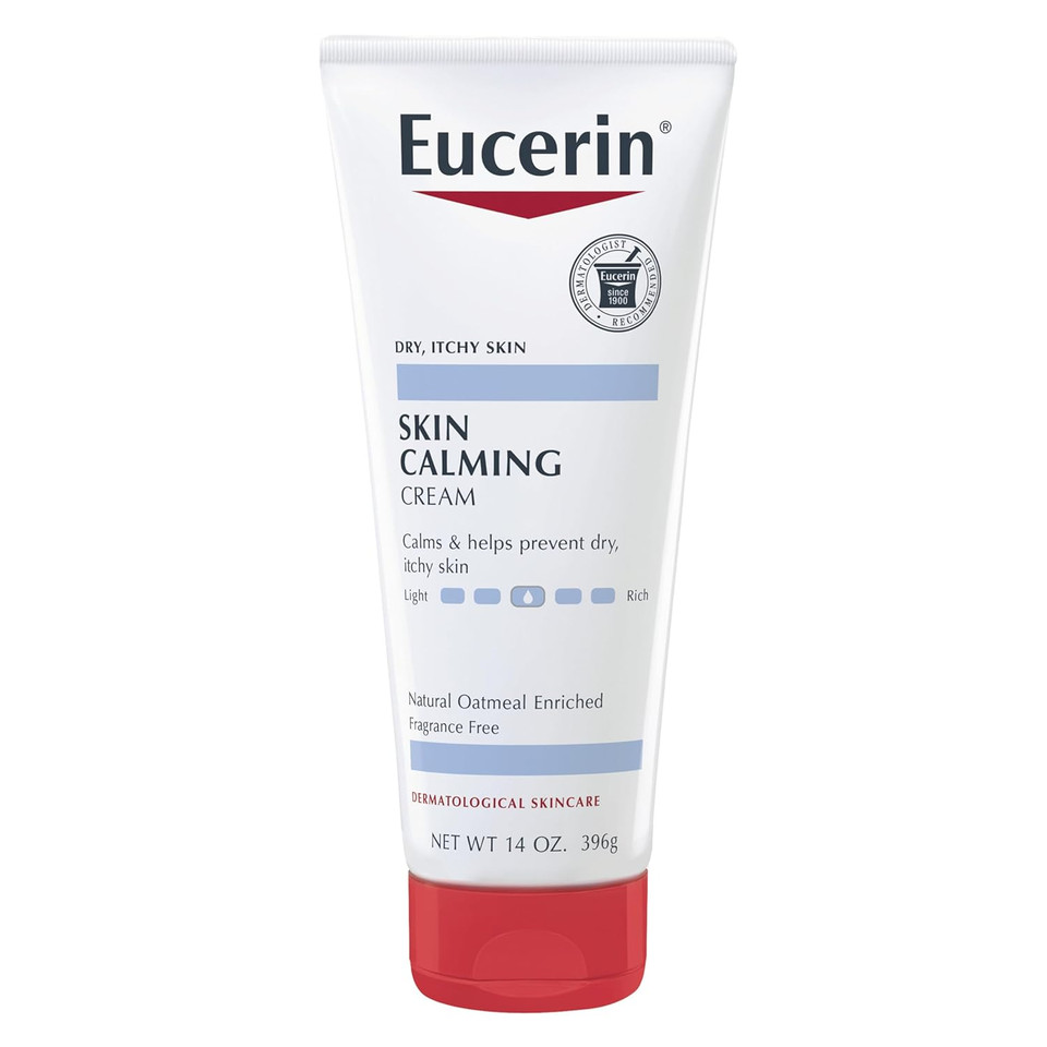 A 14 oz. tube of full-body lotion enriched with natural colloidal oatmeal, designed to soothe and moisturize dry, itchy skin