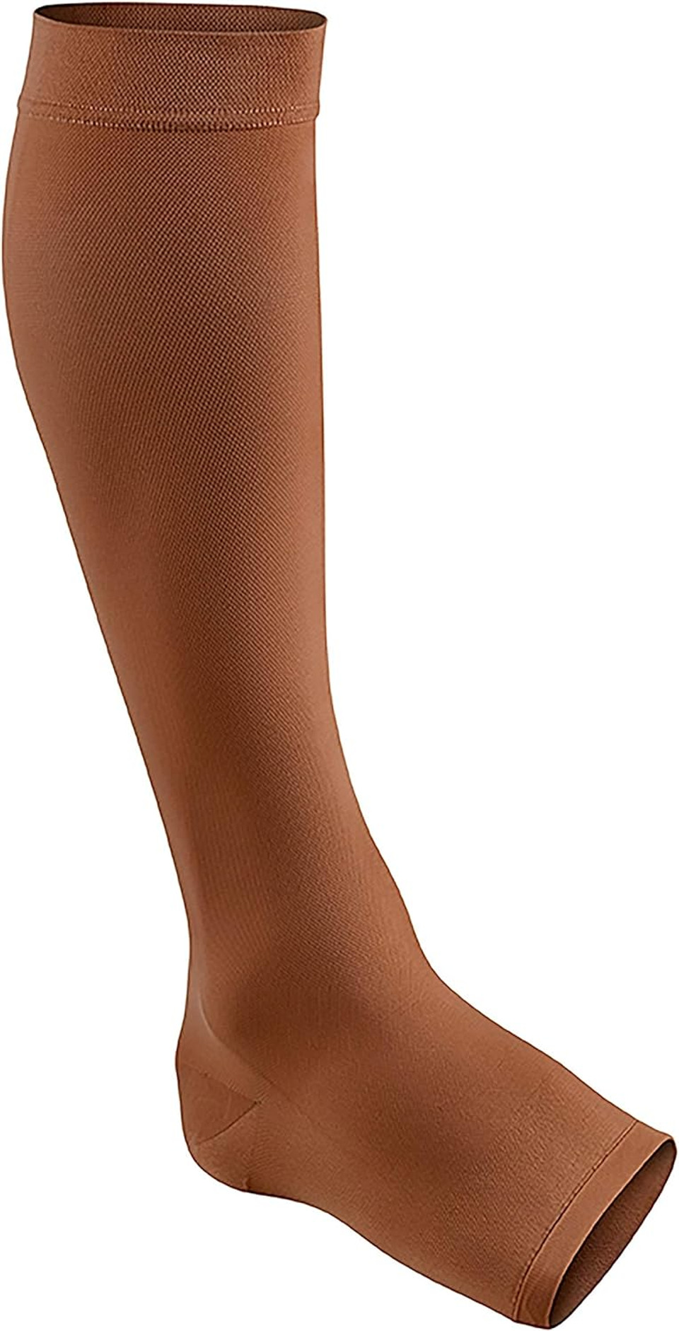 Futuro Open Toe Stocking, Unisex, Firm Compression, 20-30 mm/Hg, Helps Relieve Symptoms of Mild Varicose Veins, Medium Pair of 1