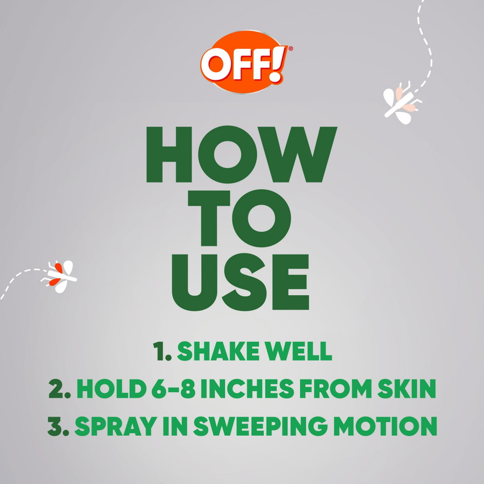 OFF! Deep Woods Mosquito Repellent V, up to 8 Hours of Protection from Mosquitoes, 6 oz