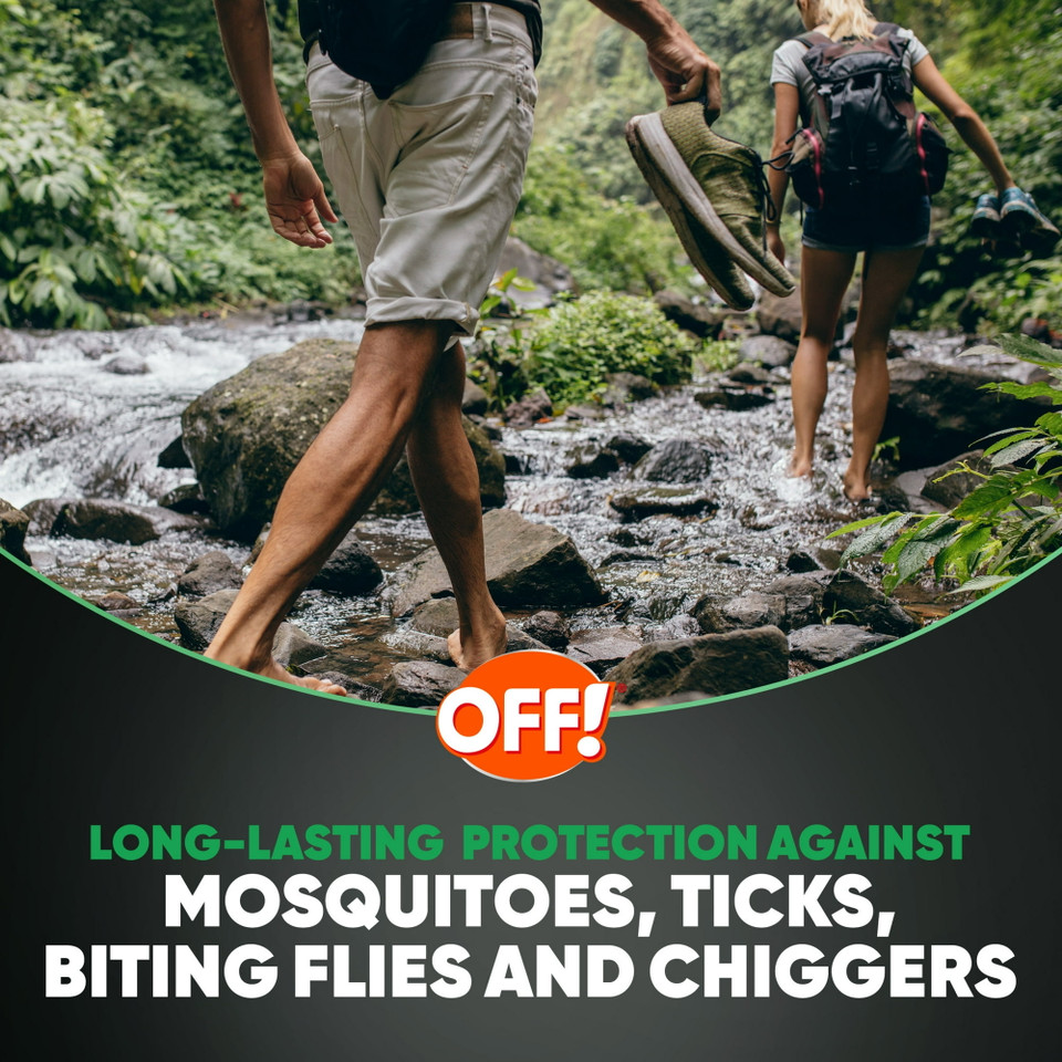 OFF! Deep Woods Mosquito Repellent V, up to 8 Hours of Protection from Mosquitoes, 6 oz