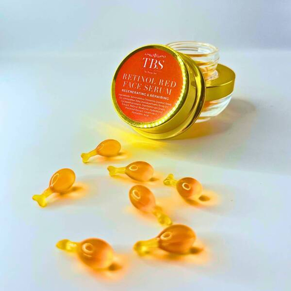 Tbs 14 Day Rescue Face Serum Retinol Fire 14 Pieces