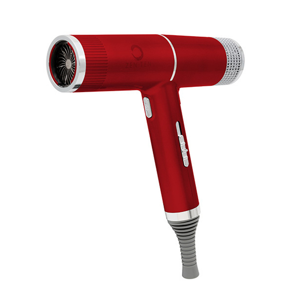 Zenten New Concept T-Shape Lightweight Hair Dryer Red Satin
