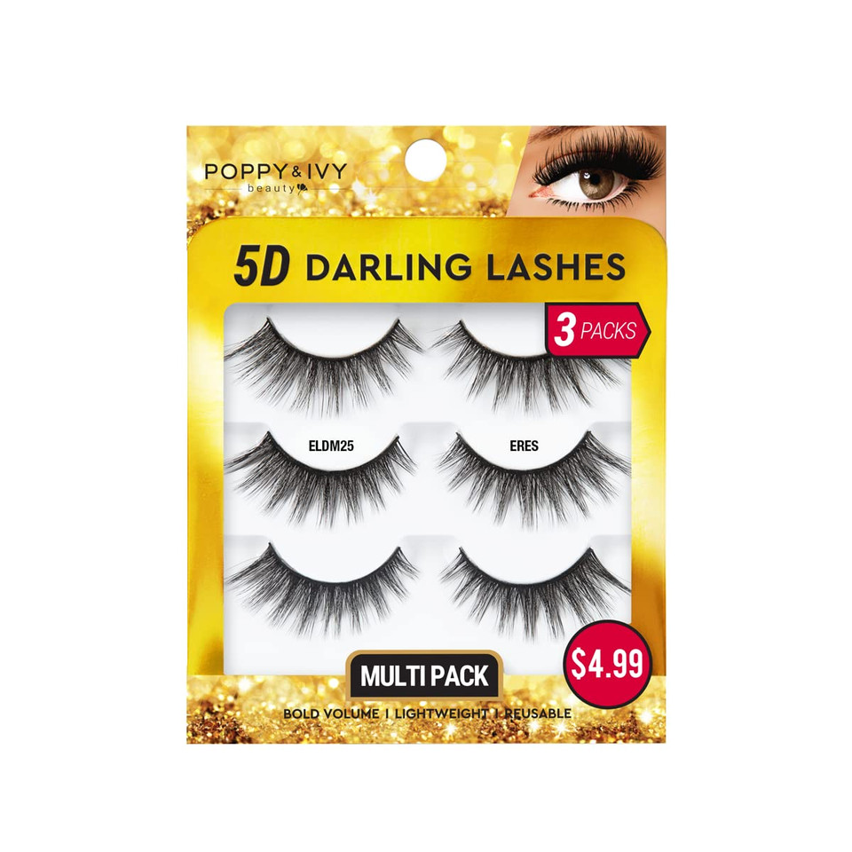 Poppy & Ivy 5D Darling Lashes - 3 Pairs (ERES)