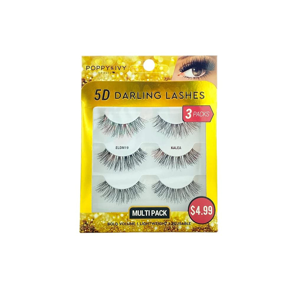 Poppy & Ivy 5D Darling Lashes - 3 Pairs (Kalea)