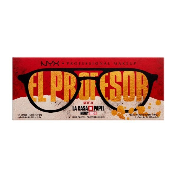 Nyx Professional Makeup X Netflix Money Heist 9 Eye Palette