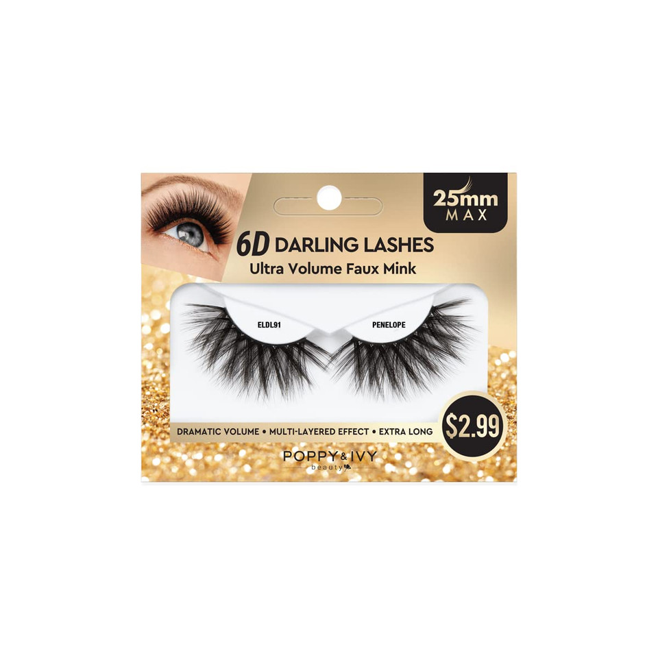 Poppy & Ivy 6D 25mm Darling Lashes (Penelope)