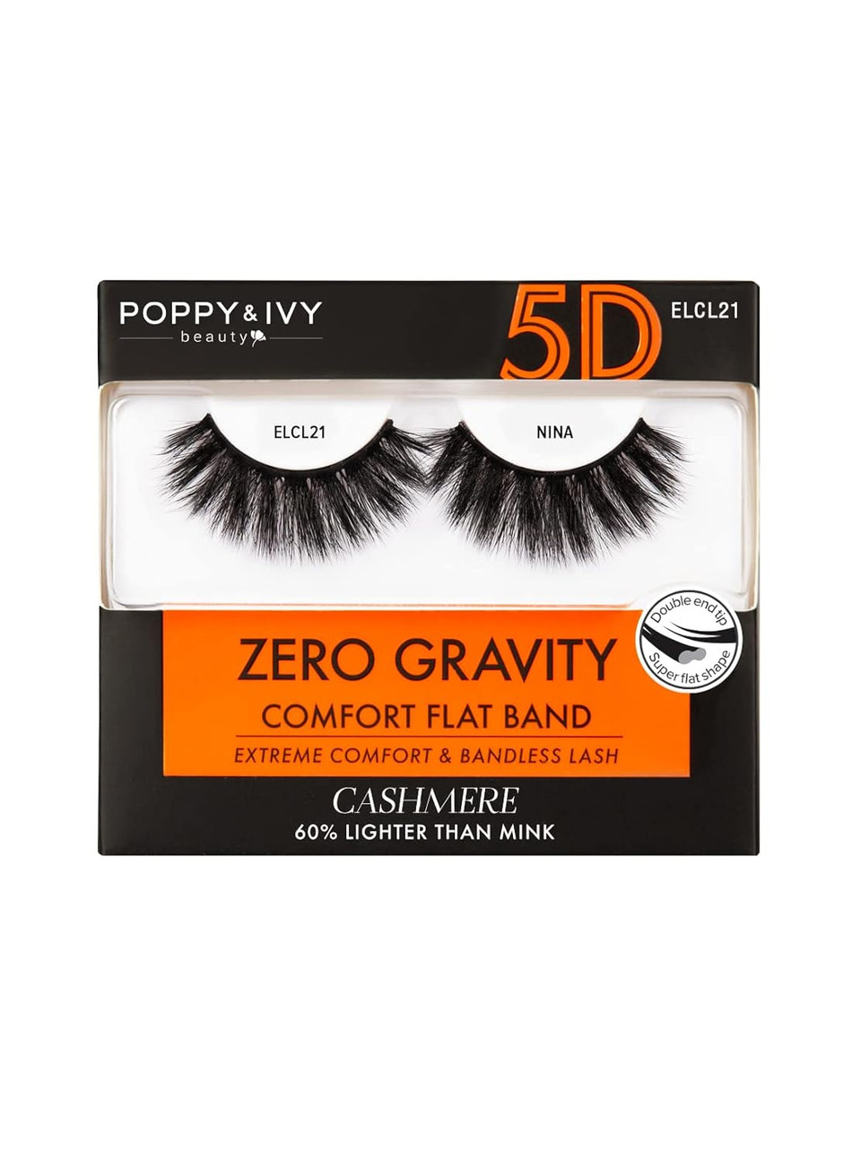 Poppy & Ivy Cashmere Zero Gravity Lash - Comfort Flat Band (Nina)