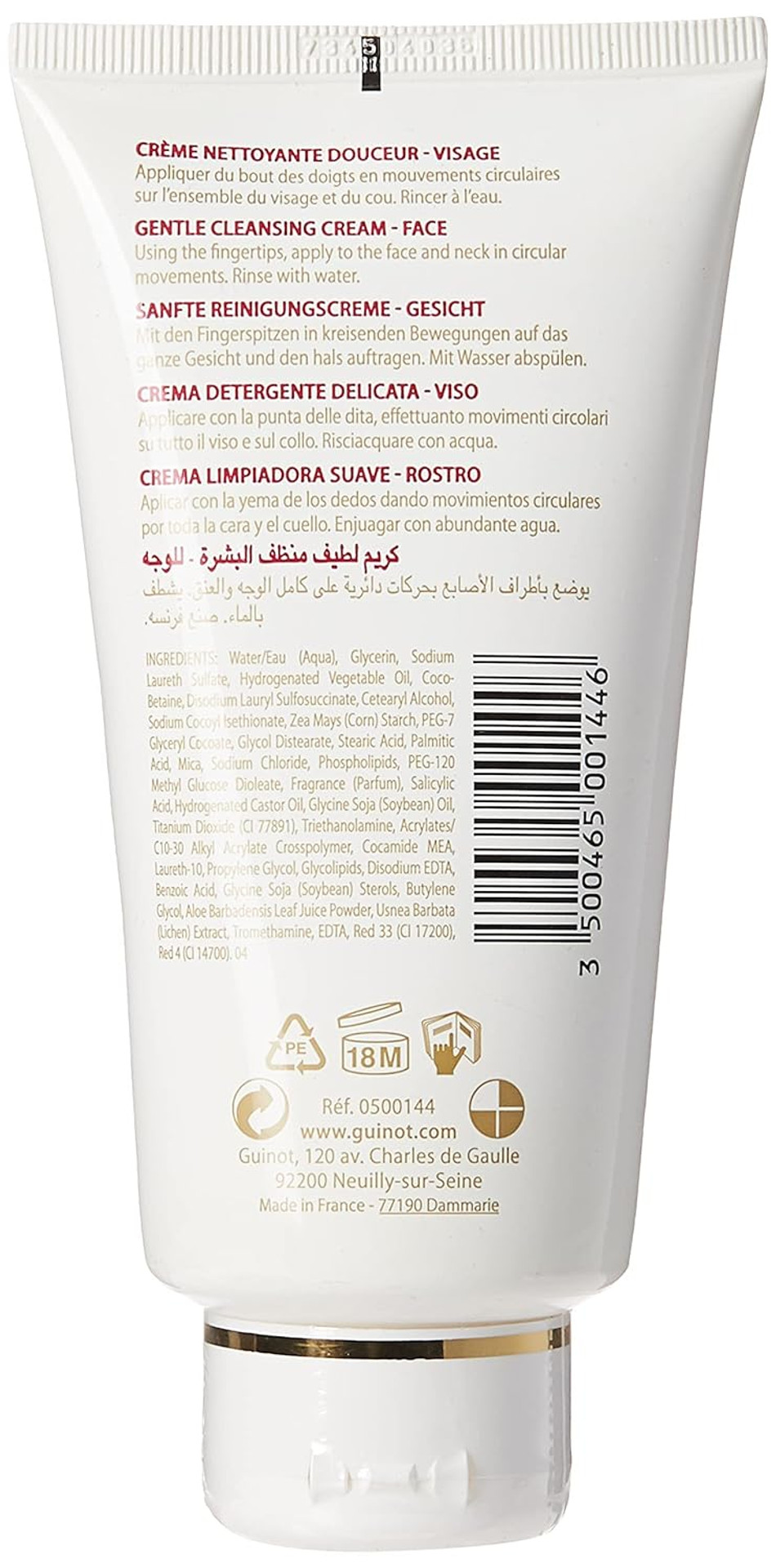 Guinot Hydra Tendre Facial Cleanser, 4.4 Oz