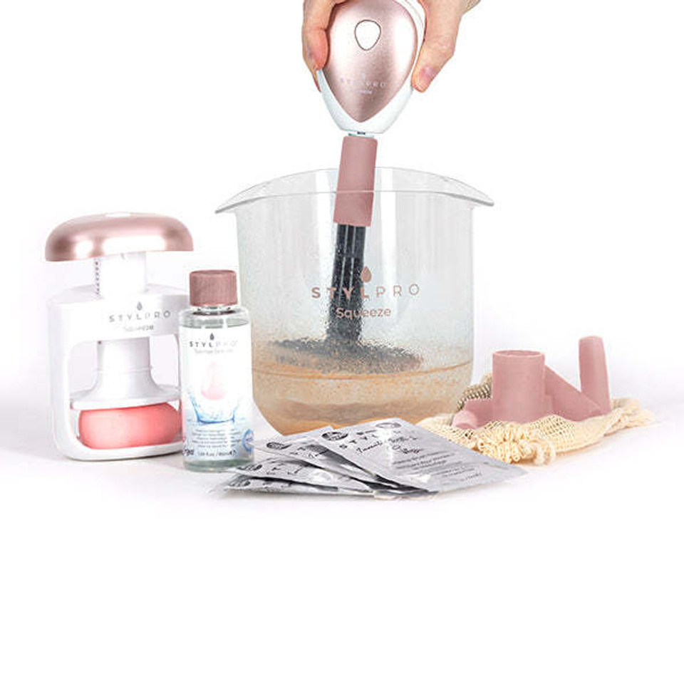 Stylpro Spin & Squeeze Makeup Brush And Sponge Cleaner