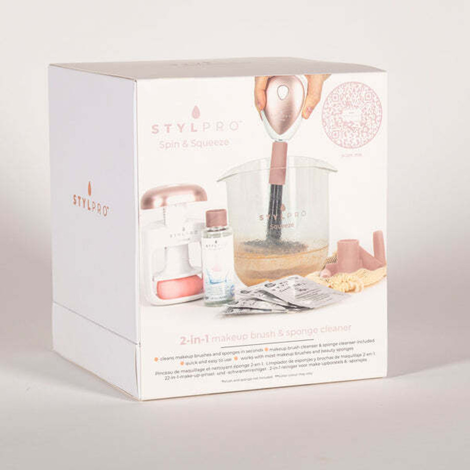 Stylpro Spin & Squeeze Makeup Brush And Sponge Cleaner