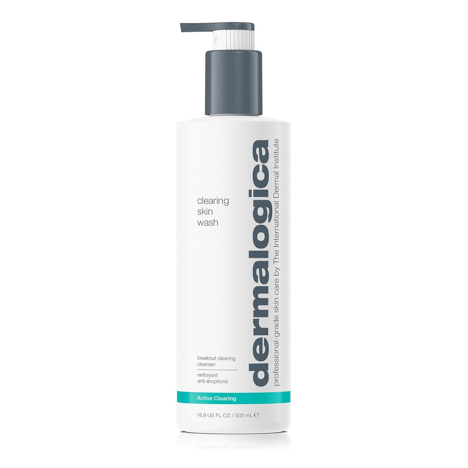Dermalogica Clearing Skin Wash - Anti-Aging Acne Face Wash - Natural Breakout Clearing Foam With Salicylic Acid And Tea Tree Oil