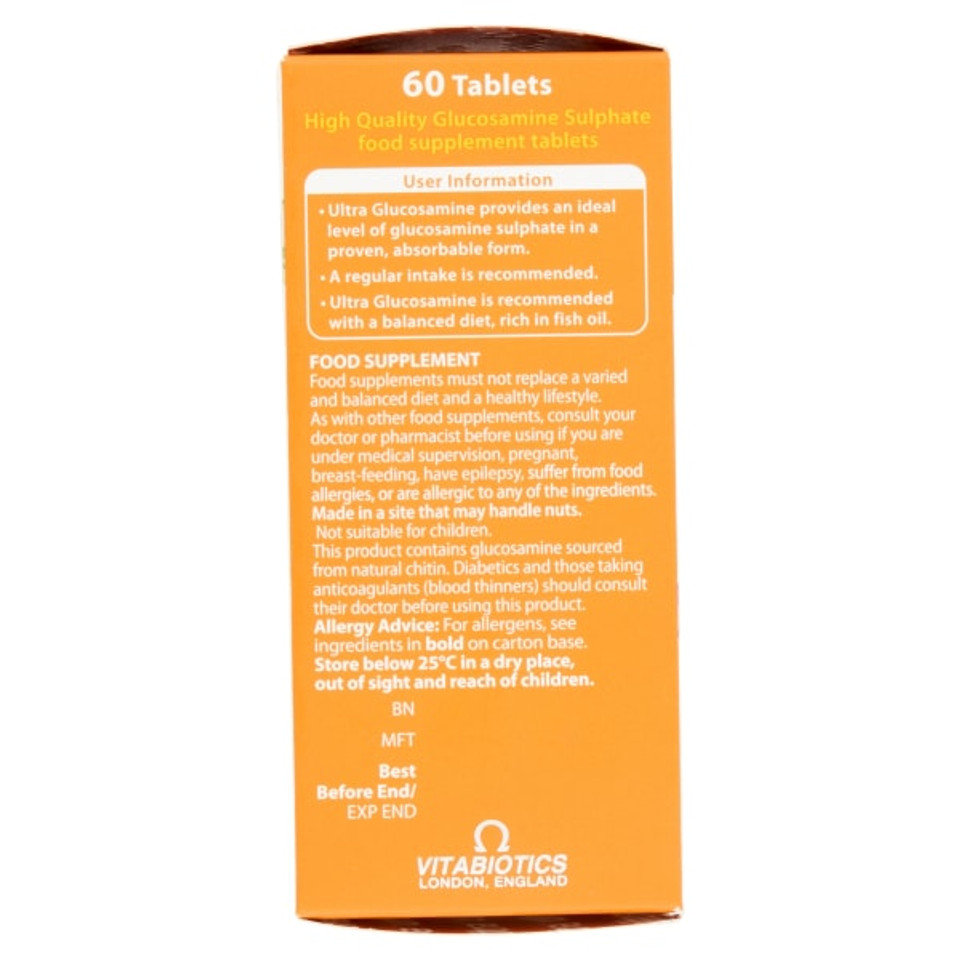Vitabiotics Ultra Glucosamine 700Mg X 60
