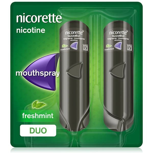 Nicoretteâ® Quickmist 1Mg Mouthspray Duo (Stop Smoking)
