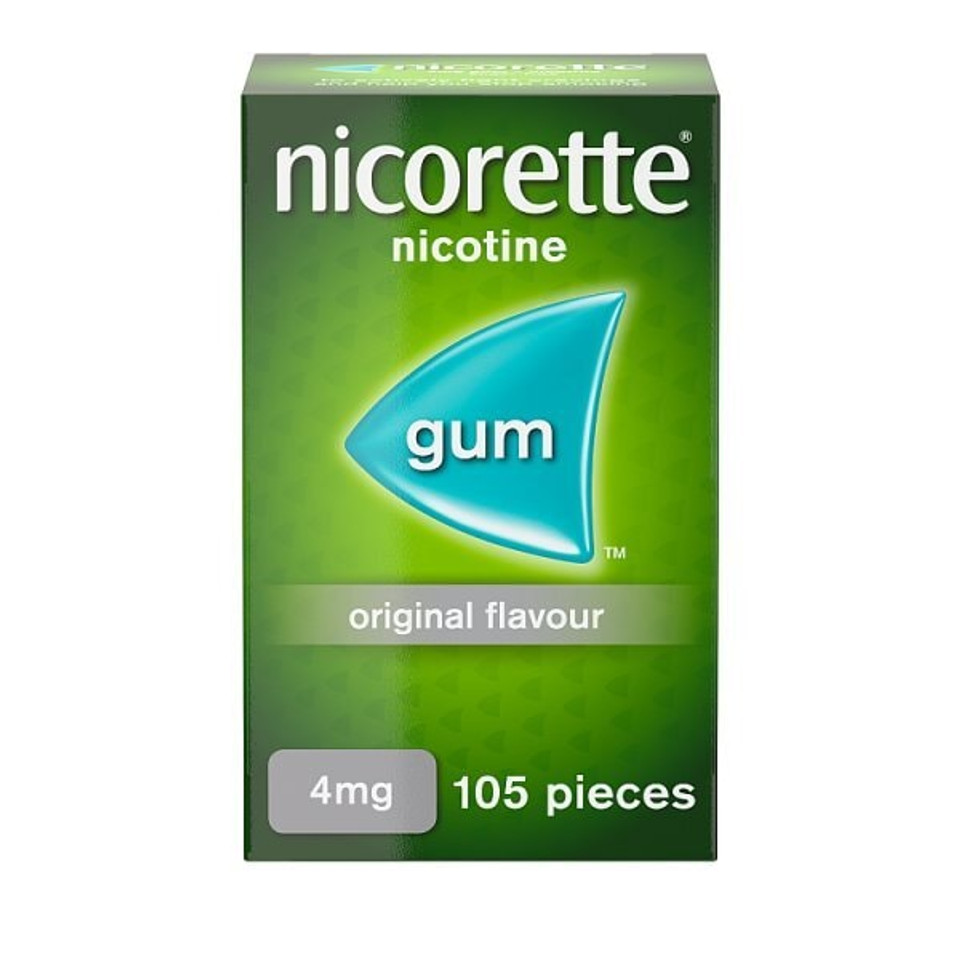 Nicoretteâ® Original 4Mg Nicotine Gum 105S (Stop Smoking)