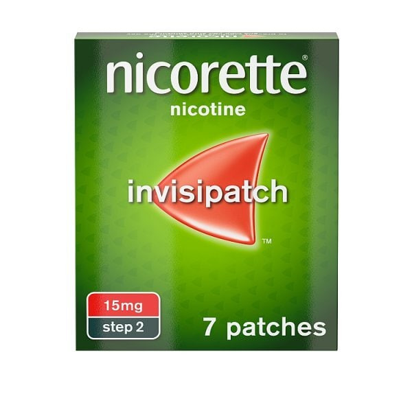 Nicoretteâ® Invisi Nicotine Patch 15Mg 7 Step2 (Stop Smoking)