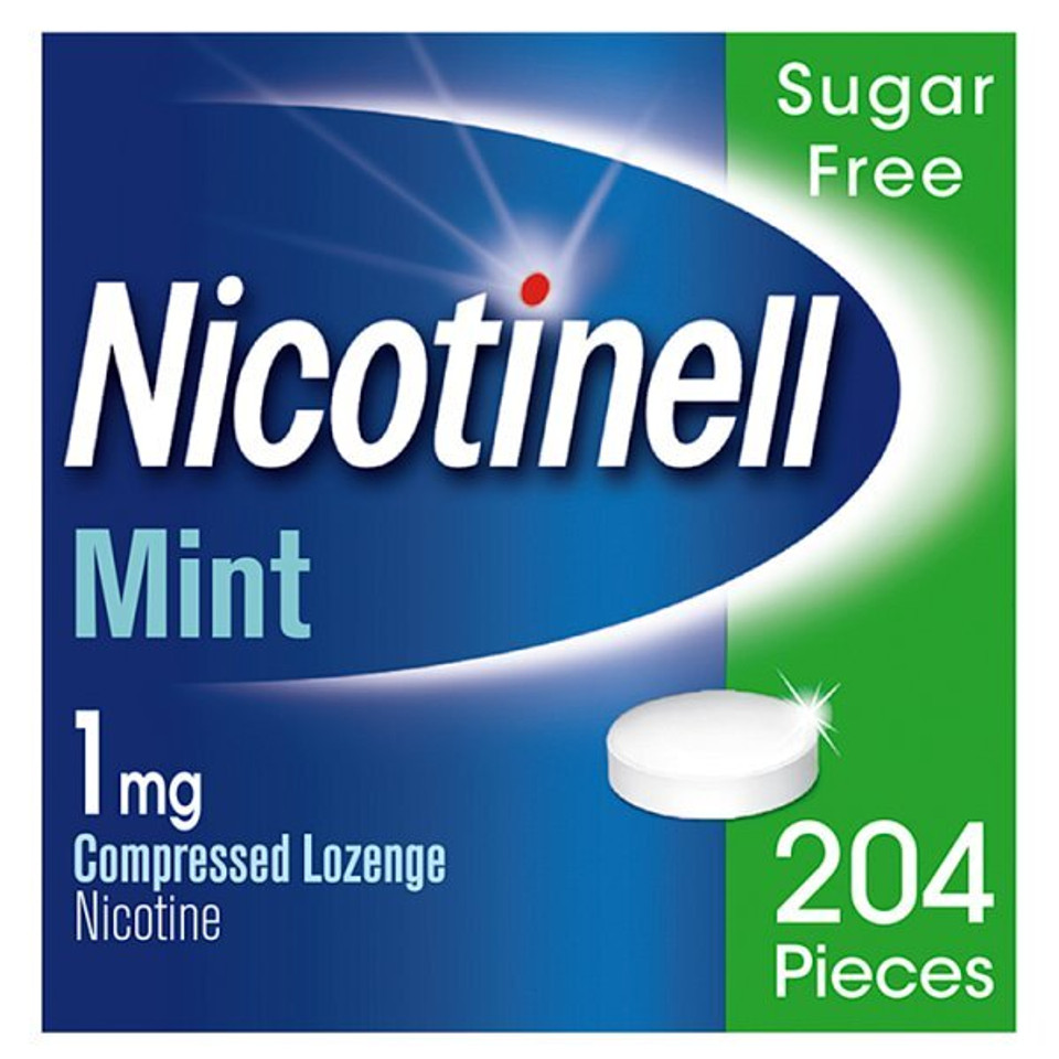 Nicotinell Nicotine Lozenge Stop Smoking Aid, 1 Mg, 204 Pcs
