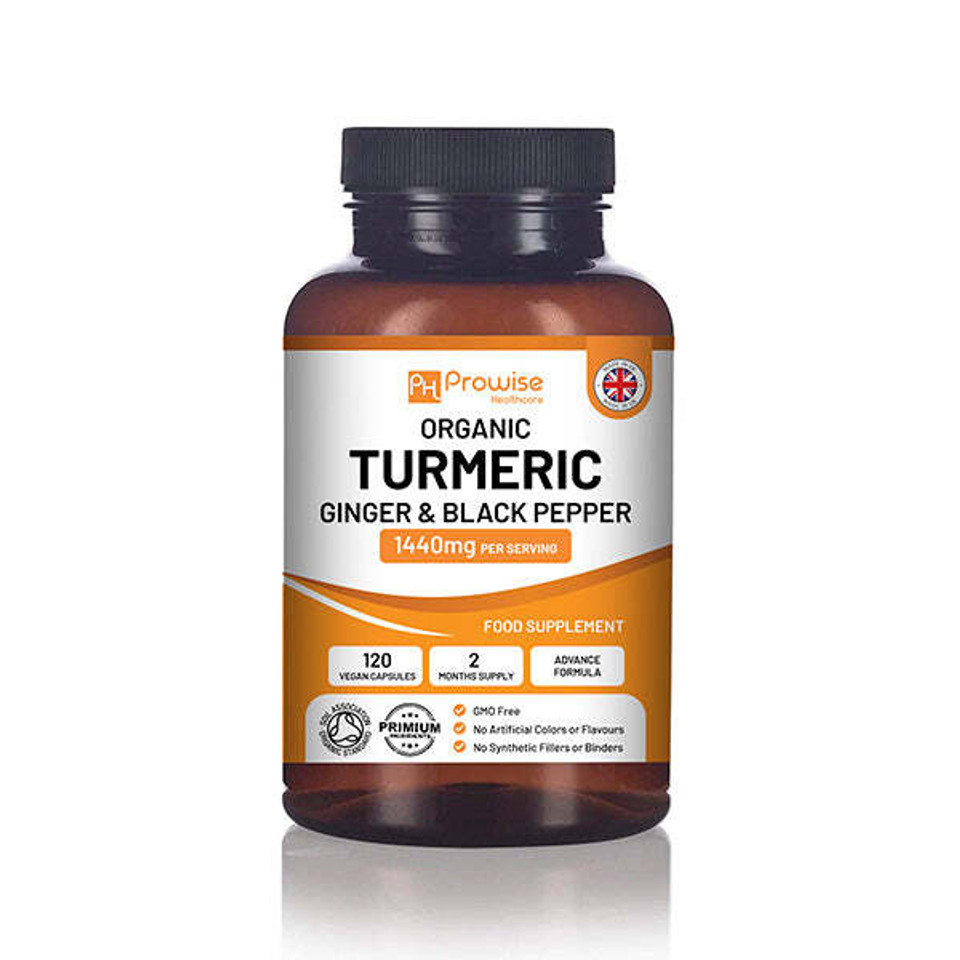 Prowise Organic Turmeric Ginger With Black Pepper 1440Mg
