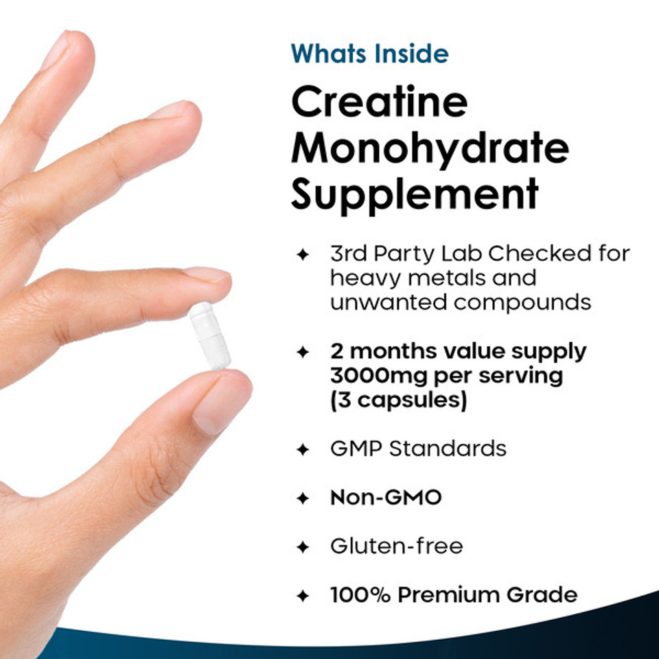 New Leaf Creatine Monohydrate Tablets 3000Mg
