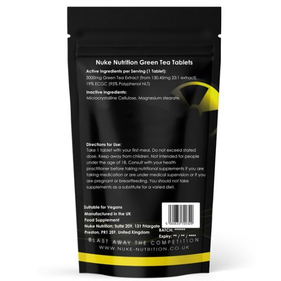 Nuke Nutrition Green Tablets 3000Mg- 120Ct