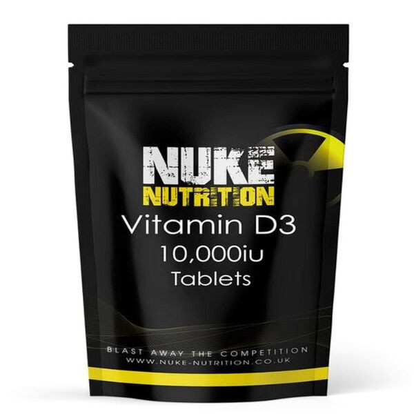 Nuke Nutrition Vitamin D3 Tablets 10,000Iu -365Ct