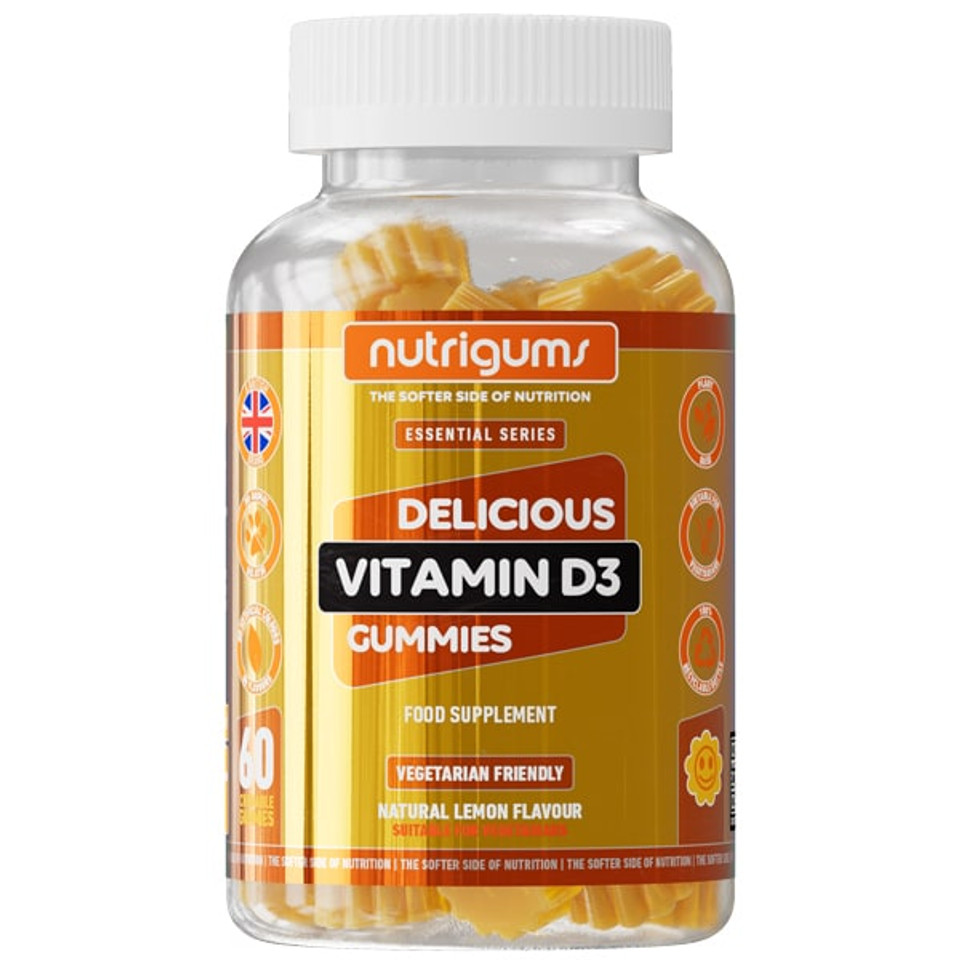 Nutrigums Vitamin D3 Lemon Flavour - 60 Gummies