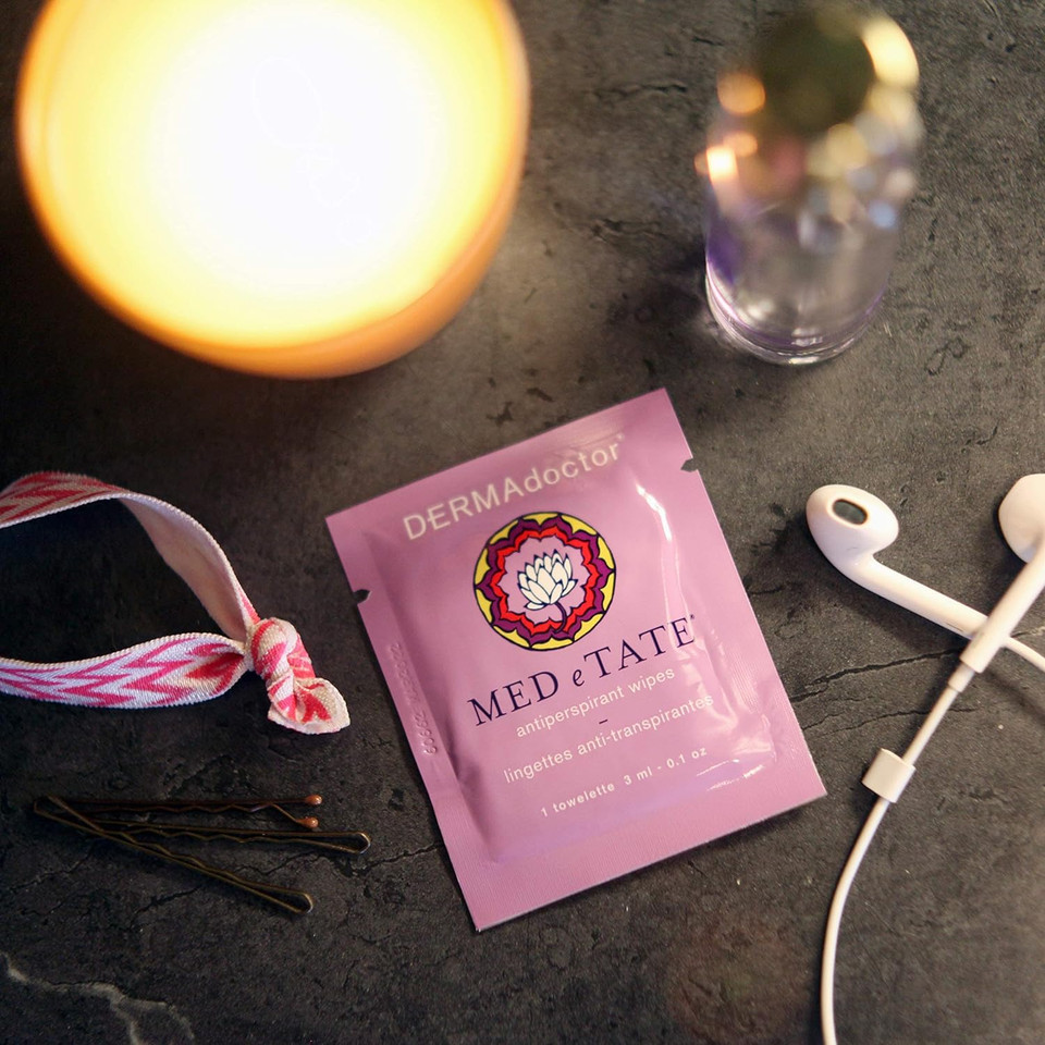 Dermadoctor Med E Tate Antiperspirant Wipes, 10 Count
