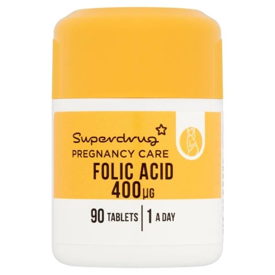 Folic Acid - 90 Tablets