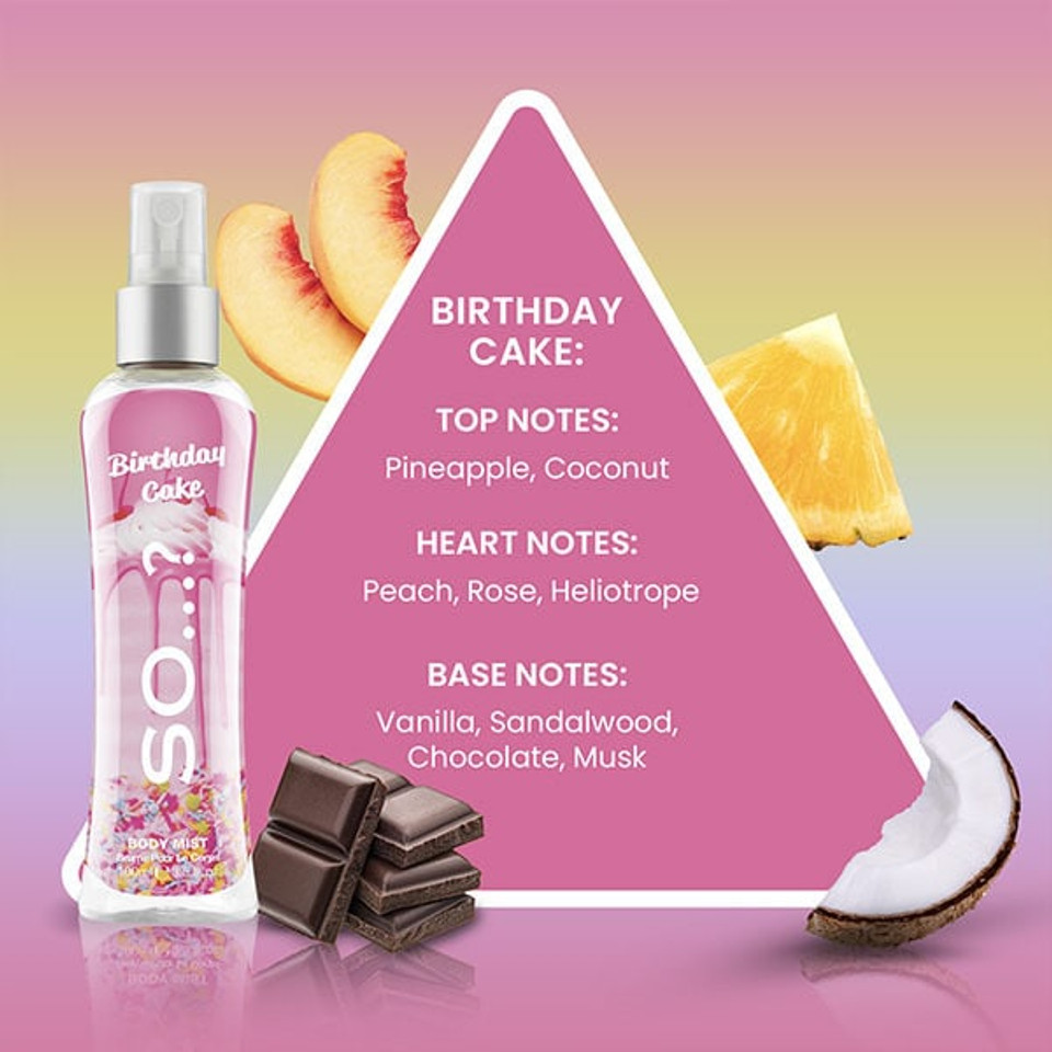 So...? Birthday Cake Body Mist 100Ml