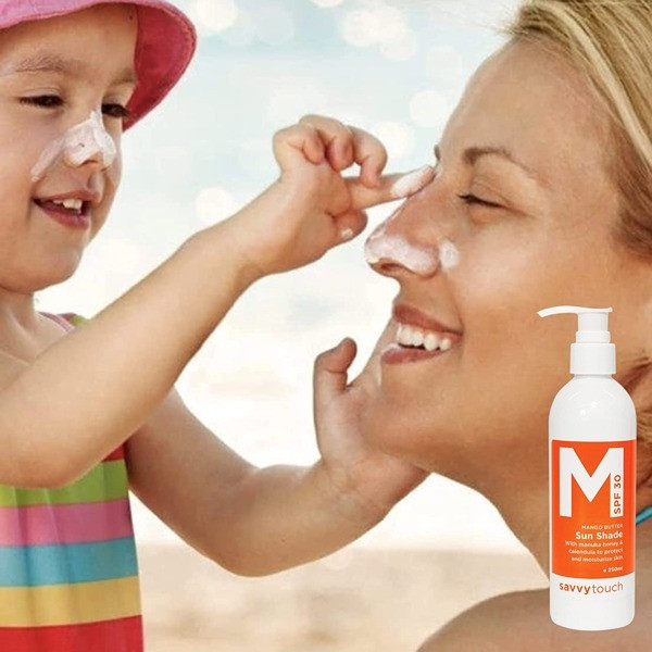 Savvy Touch Natural Sunscreen With Mango Butter Spf 30 100Ml