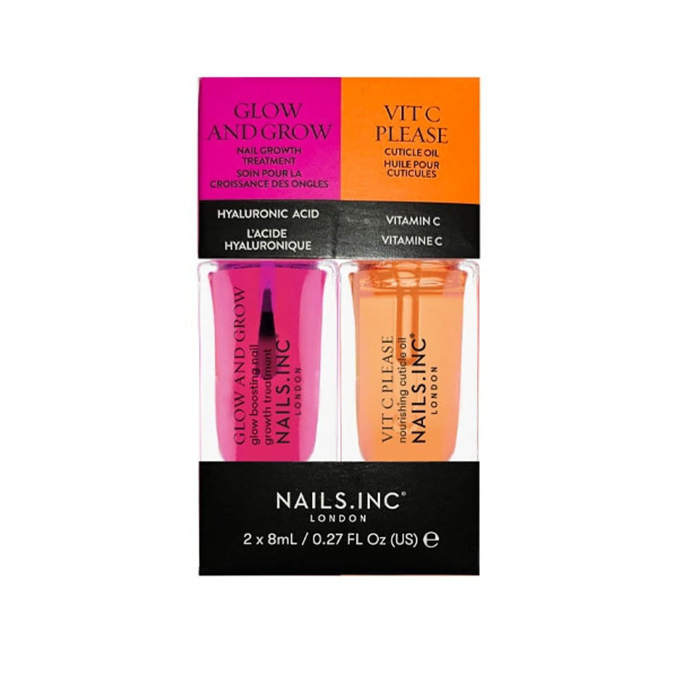 Nails.Inc Mini Duo Glow Grow Vit C