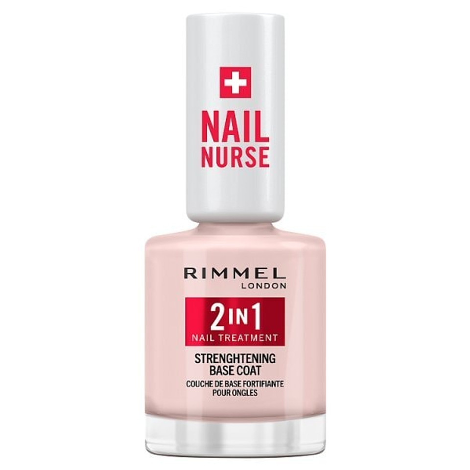 Rimmel Nail Nurse 2In1 Base Coat & Strengthener 12Ml