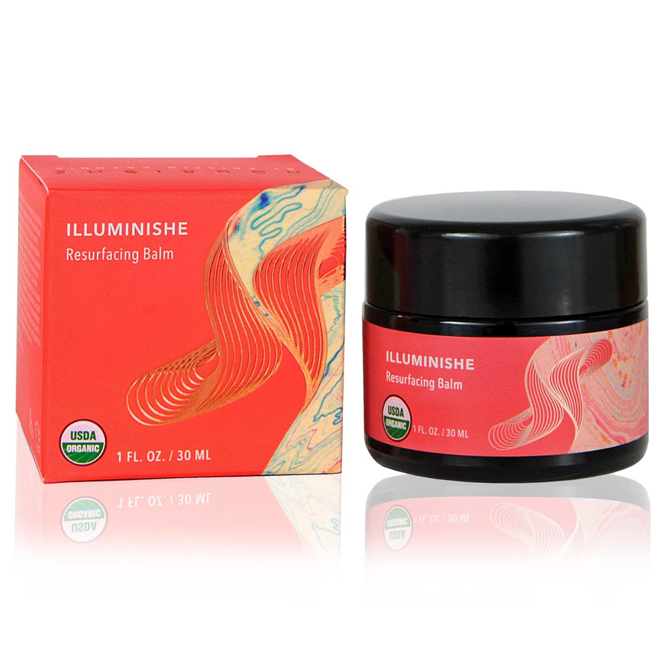 Nourishe Illuminishe Resurfacing Balm, Organic Healing Vegan Eczema Cream, Reduce Redness And Irritation (30 Ml | 1 Fl Oz)