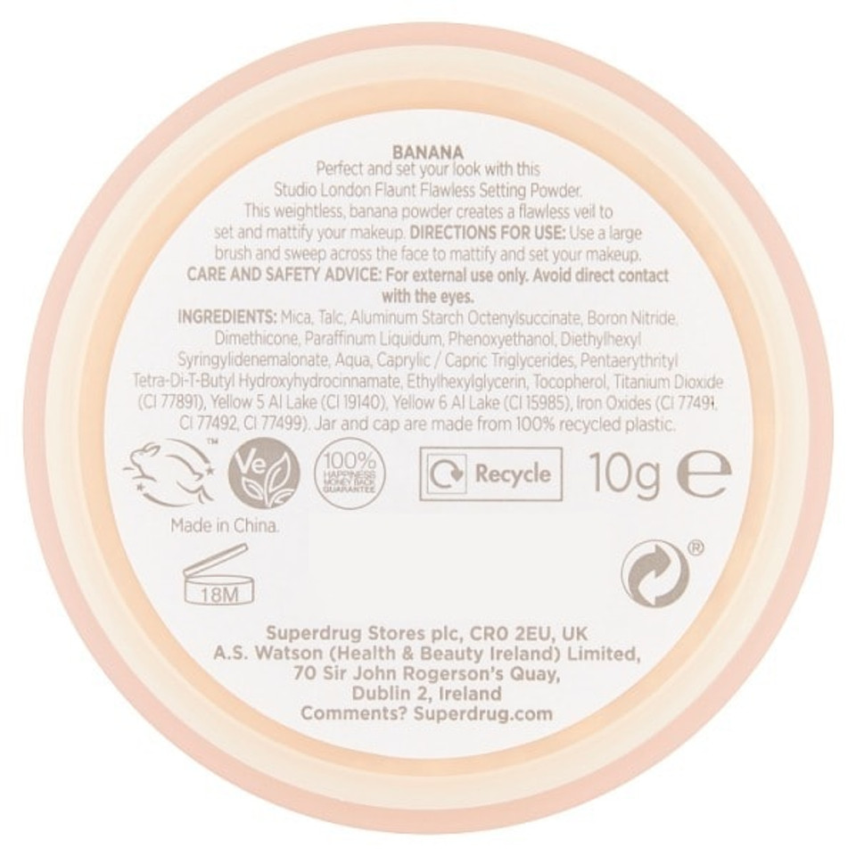 Studio London Flaunt Flawless Loose Powder Banana