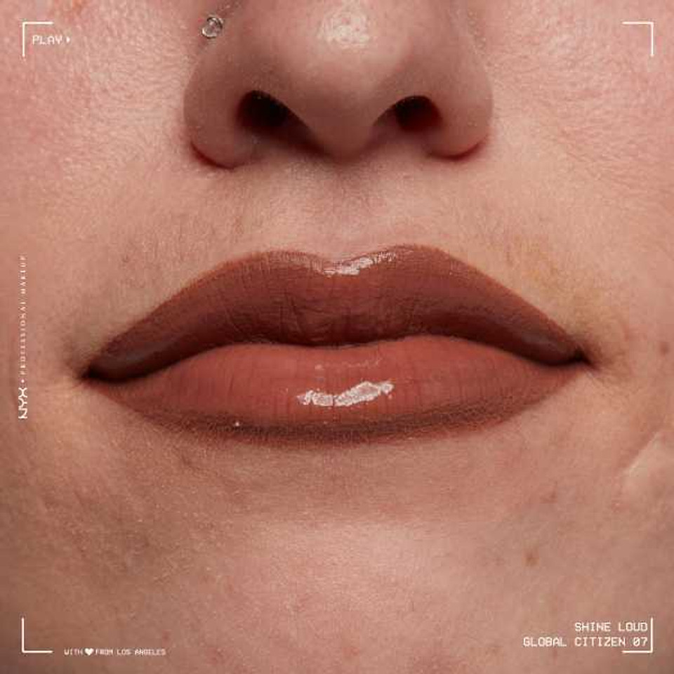 Nyx Professional Makeup Shine Loud Lip Gloss Global Citizen