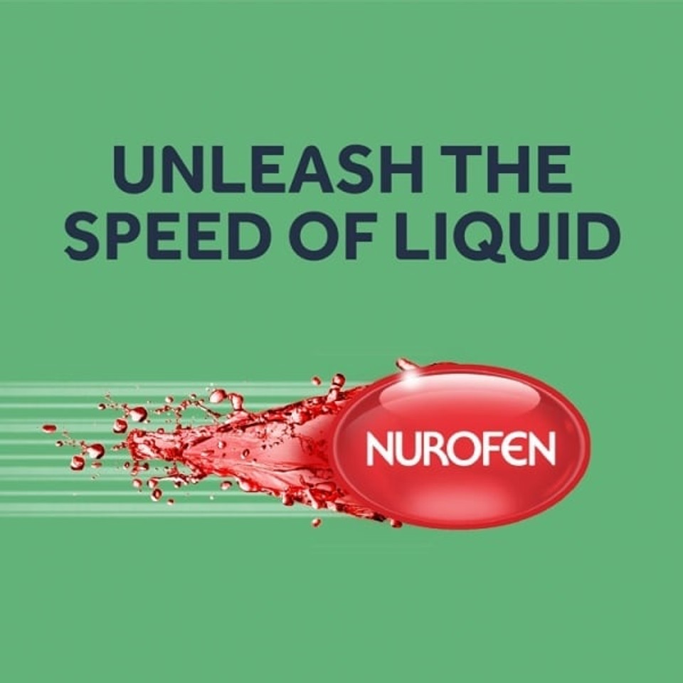 Nurofen Express Pain Relief Ibuprofen 200Mg Liquid Caps 16S