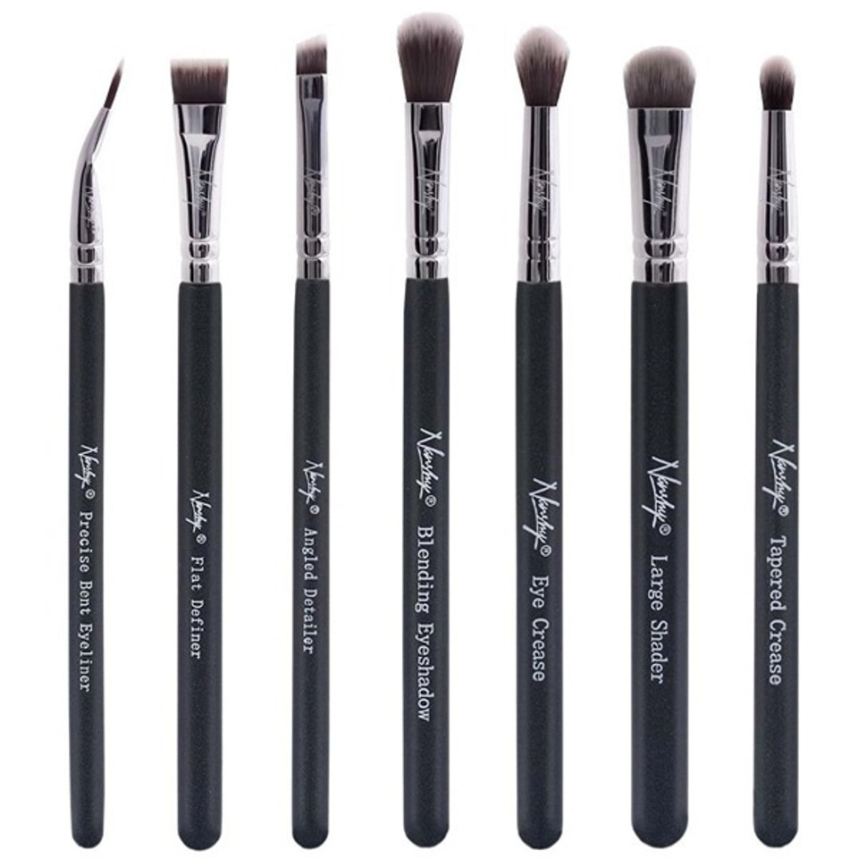 Nanshy The Eye Brush Set (7 Eyeshadow Brushes - Black)