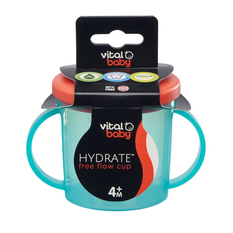 Vital Baby Hydrate Free Flow Cup (200Ml)