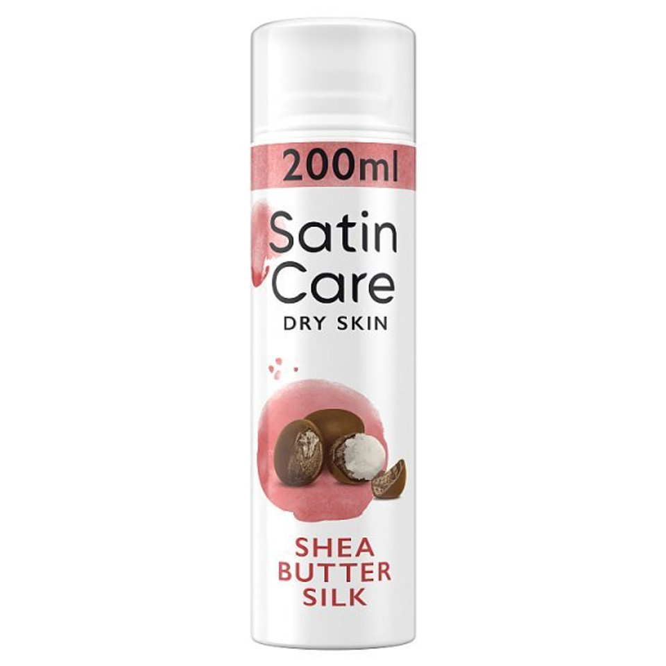 Venus Satin Care Shaving Gel Dry Skin Shea Butter 200Ml