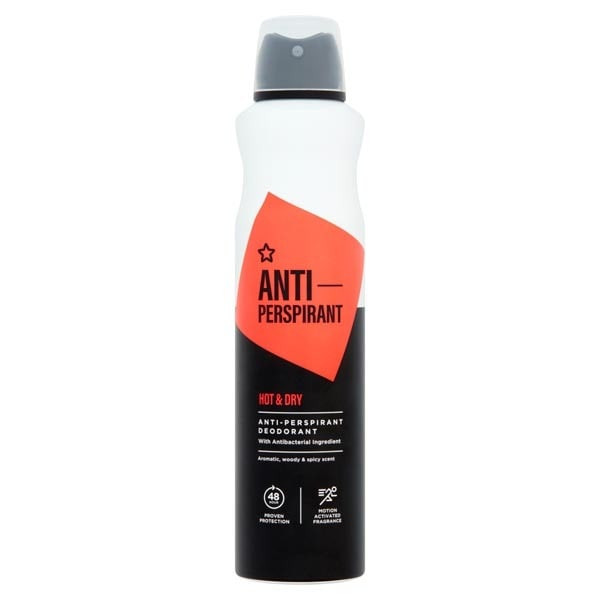 Supedrug Mens 48Hr Apd Antibac Dry 250Ml