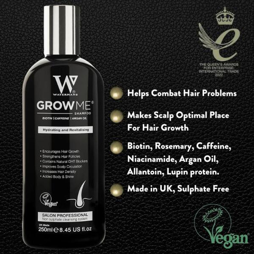 Watermans Grow Me Shampoo 250Ml | Hair Growth & Hair Loss